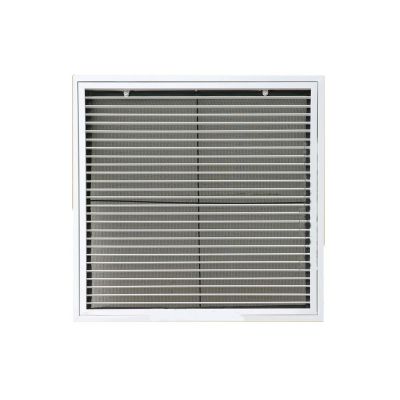 THE RETURN AIR DOOR IS DIRECTED TO FILTER DUST